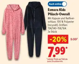 Lidl Esmara Kids Plüsch-Overall Angebot