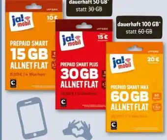 REWE ja! Mobil Prepaid Smart Paket Angebot