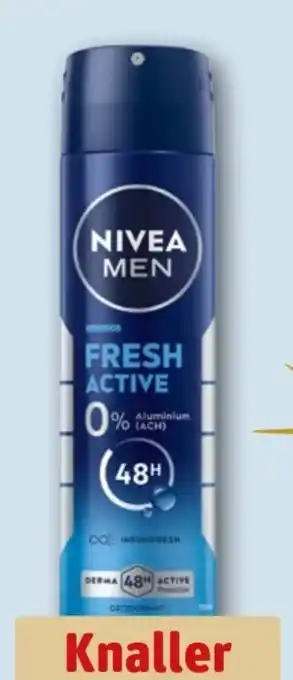 REWE Nivea For Men Fresh Active Spray Angebot