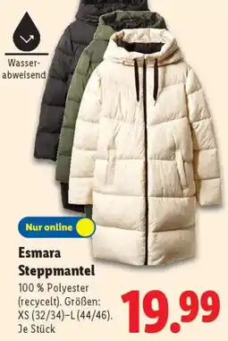 Lidl Esmara Steppmantel Angebot