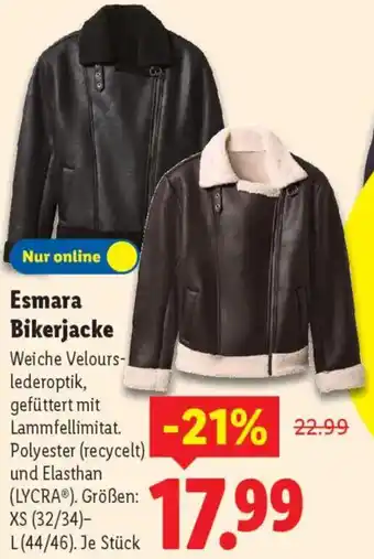 Lidl Esmara Bikerjacke Angebot