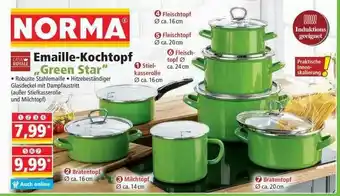 Norma Casa Royale Emaille-kochtopf „green Star“ Angebot