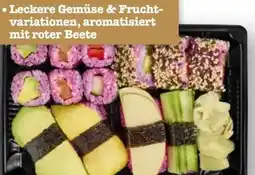 Scheck-in-Center Veganes Sushi in Pink Angebot