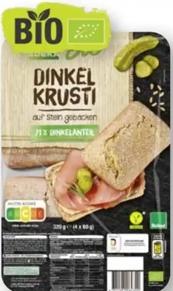 Scheck-in-Center Edeka Bio Dinkelkrusti Angebot
