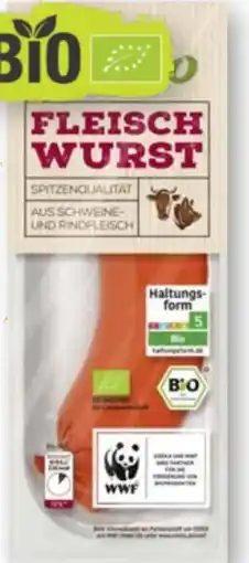 Scheck-in-Center Edeka Bio Fleischwurst Angebot