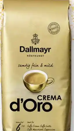 Scheck-in-Center Dallmayr Kaffee Crema d’Oro Angebot