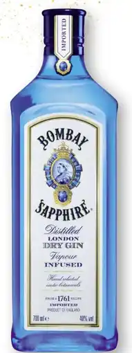 Scheck-in-Center Bombay Sapphire London Dry Gin Angebot