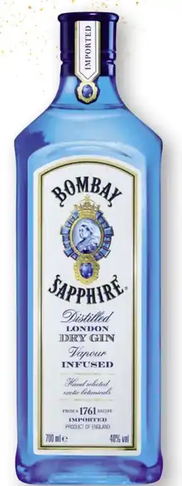 Scheck-in-Center Bombay Sapphire London Dry Gin Angebot