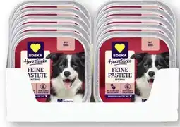 Scheck-in-Center Edeka Herzstücke Feine Pasteten Hundenahrung Angebot