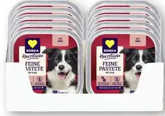Scheck-in-Center Edeka Herzstücke Feine Pasteten Hundenahrung Angebot