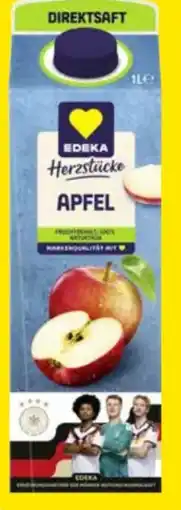 Scheck-in-Center Edeka Herzstücke Apfel-Direktsaft Angebot