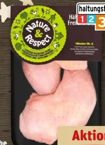 REWE Nature & Respect Freiland Hähnchenschenkel Angebot
