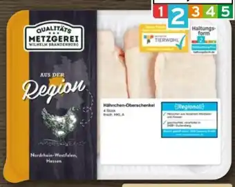 REWE Metzgerei Wilhelm Brandenburg Hähnchen-Oberschenkel Angebot