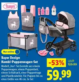 Lidl Bayer Design Kombi-Puppenwagen-Set Angebot