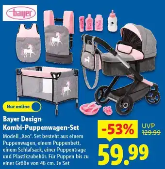 Lidl Bayer Design Kombi-Puppenwagen-Set Angebot