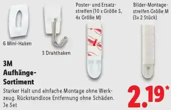 Lidl 3M Aufhänge Sortiment Angebot