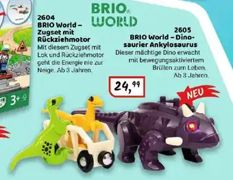 Idee+Spiel BRIO World - Dino- saurier Ankylosaurus Angebot