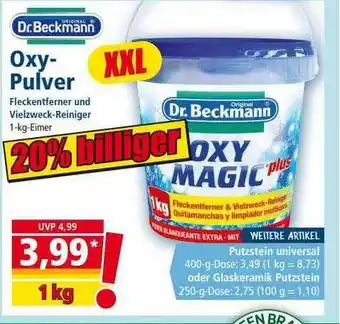 Norma Dr.beckmann Oxy-pulver Angebot