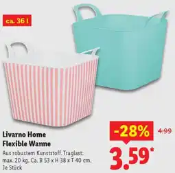 Lidl Livarno Home Flexible Wanne Angebot