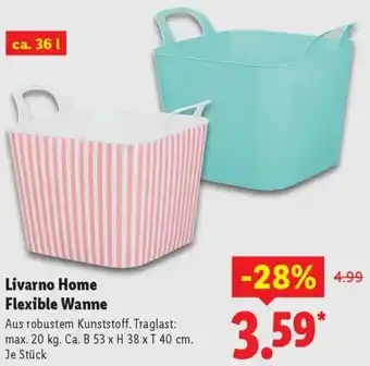 Lidl Livarno Home Flexible Wanne Angebot