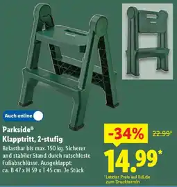 Lidl Parkside Klapptritt, 2-stufig Angebot
