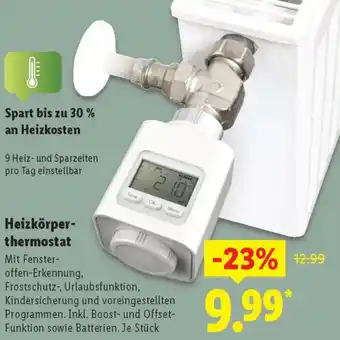 Lidl Heizkörperthermostat Angebot