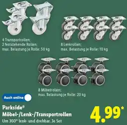 Lidl Parkside Möbel-/Lenk-/Transportrollen Angebot