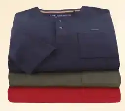 AWG Mode Jim Spencer Herren-Henley-Shirt Angebot