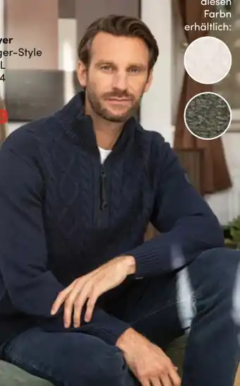 AWG Mode Jim Spencer Herren-Strick-Troyer Angebot