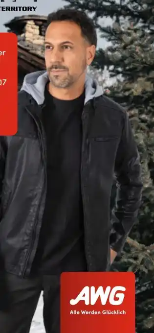 AWG Mode Southern Territory Herren Bikerjacke Angebot