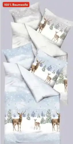 AWG Mode Kaeppel Biber-Bettwäsche Angebot