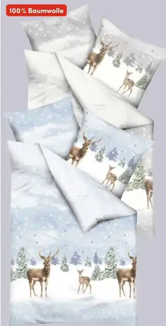 AWG Mode Kaeppel Biber-Bettwäsche Angebot
