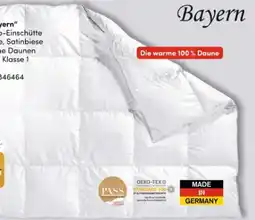 AWG Mode Bayern Daunendecke Angebot