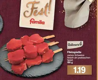 Famila Nord Ost Goldmarie Filetspieße Angebot