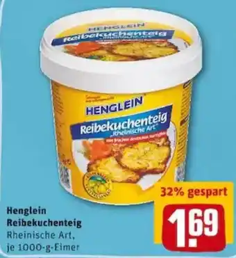 REWE PETZ Henglein Reibekuchenteig 1000g Angebot