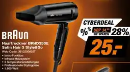 Expert BRAUN Haartrockner BRHD350E Satin Hair 3 Style&Go Angebot