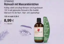 Vitalia Spinnrad rizinusöl mit mascarabürstchen Angebot