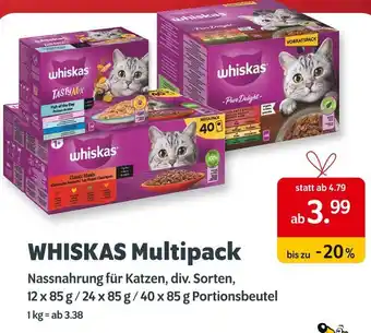 Das Futterhaus Whiskas multipack Angebot