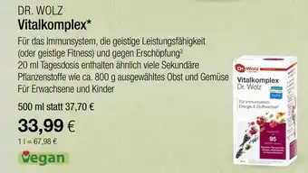 Vitalia Dr. wolz vitalkomplex Angebot