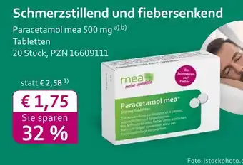 Mea Mea paracetamol mea Angebot
