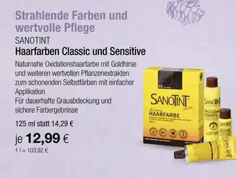 Vitalia Sanotint haarfarben classic und sensitive Angebot