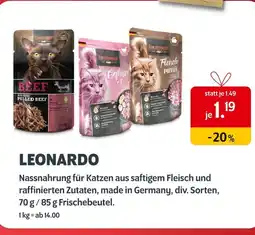 Das Futterhaus Leonardo katzenfutter Angebot