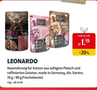 Das Futterhaus Leonardo katzenfutter Angebot