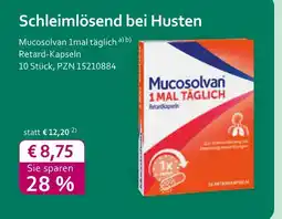Mea Mucosolvan 1mal täglich retard-kapseln Angebot