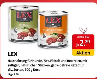 Das Futterhaus Lex tierfutter Angebot