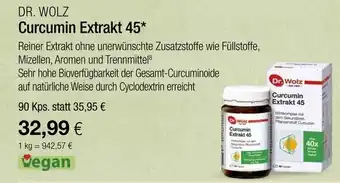 Vitalia Dr. wolz curcumin extrakt 45 Angebot