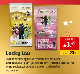Das Futterhaus Lucky lou geflügel & frisches huhn Angebot