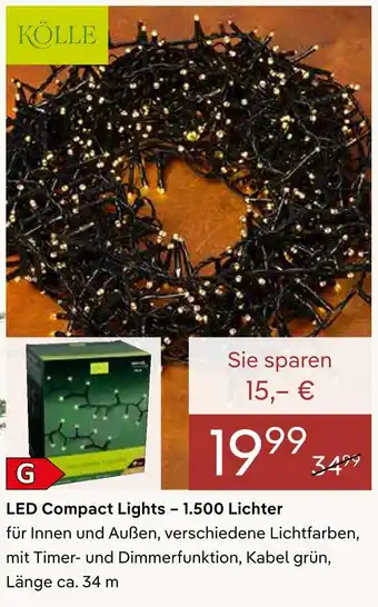 Pflanzen Kölle Led compact lights – 1.500 lichter Angebot