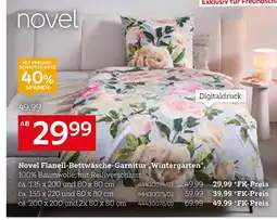 XXXLutz Novel flanell-bettwäsche-garnitur wintergarten Angebot