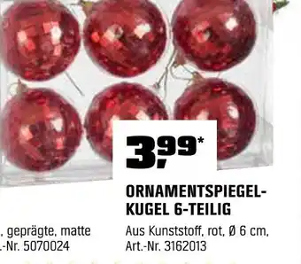 OBI Ornamentspiegel-kugel 6-teilig Angebot